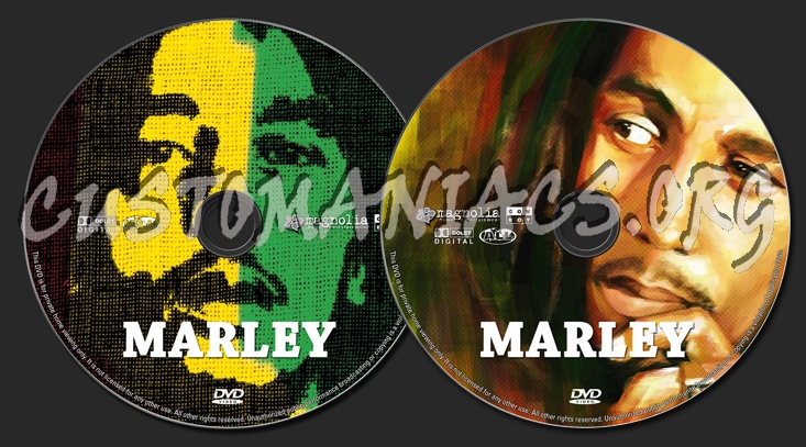 Marley dvd label