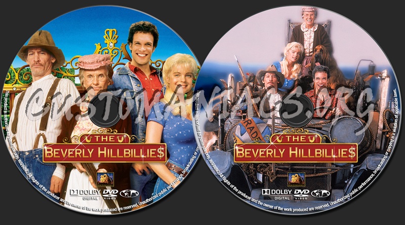 The Beverly Hillbillies dvd label