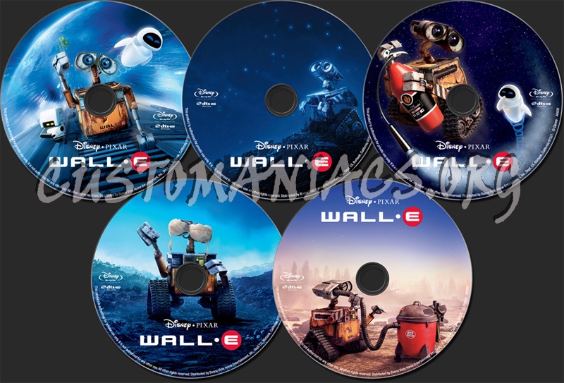 Wall-E blu-ray label