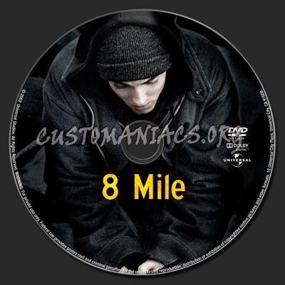 8 Mile dvd label