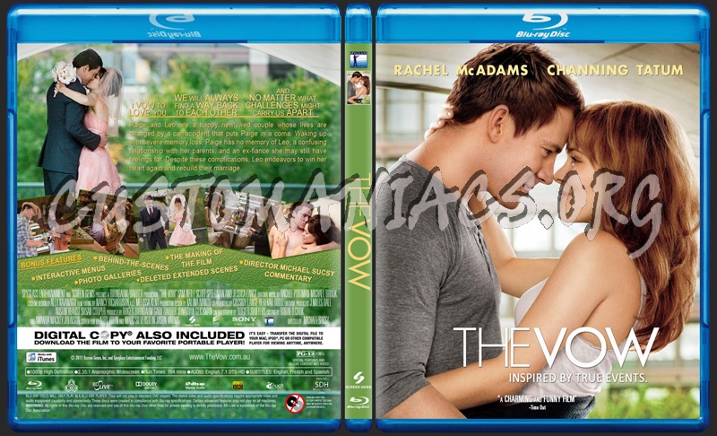 The Vow blu-ray cover