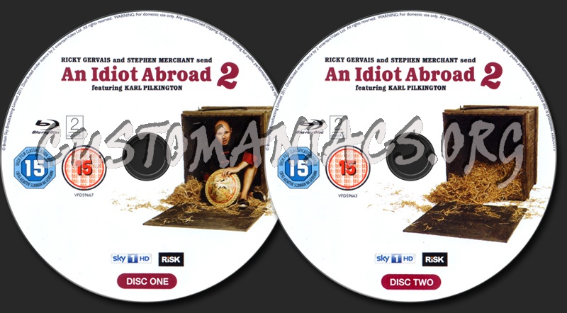 An Idiot Abroad Series 2 blu-ray label