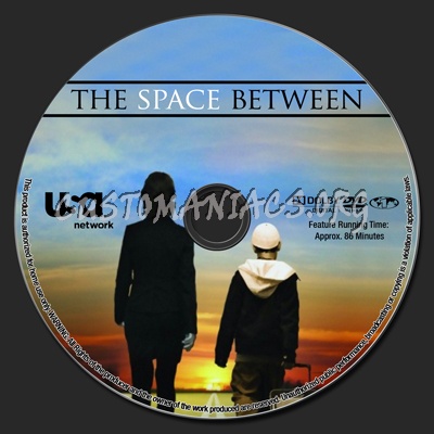 The Space Between dvd label