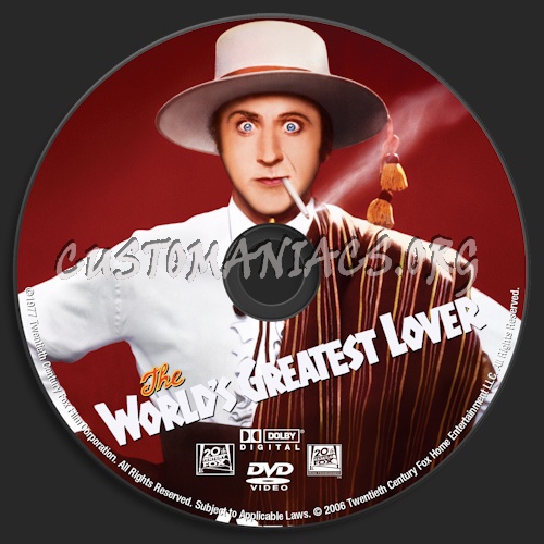 The World's Greatest Lover dvd label