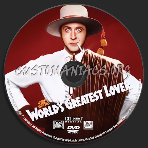 The World's Greatest Lover dvd label