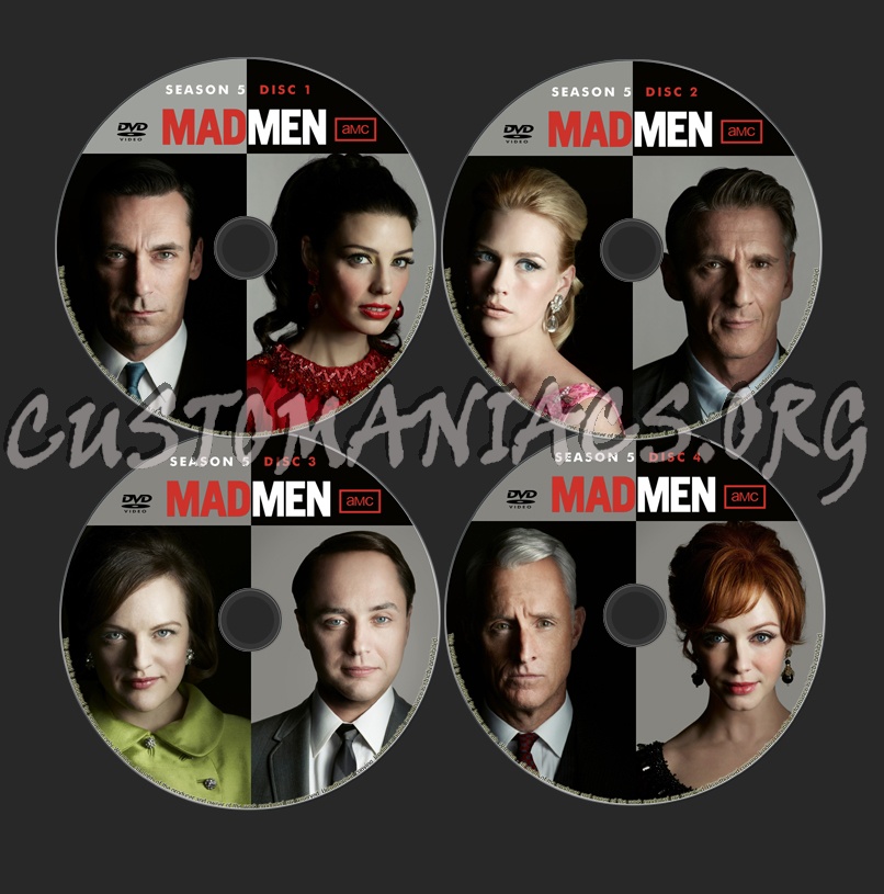 Mad Men Season 5 dvd label