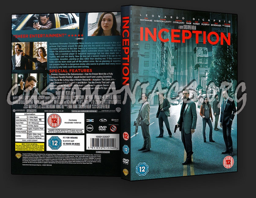 Inception dvd cover