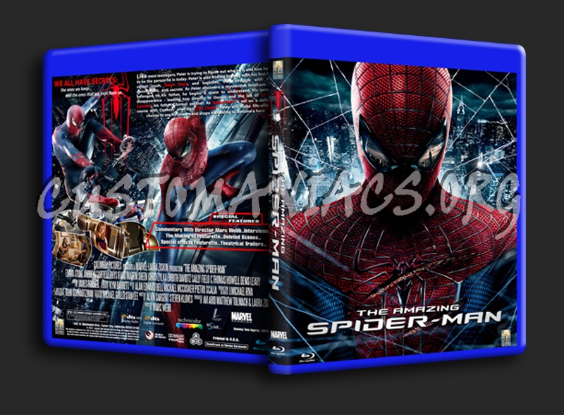 The Amazing Spider-Man blu-ray cover