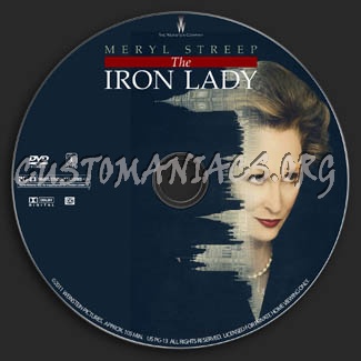 The Iron Lady dvd label