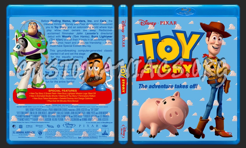 Toy Story blu-ray cover