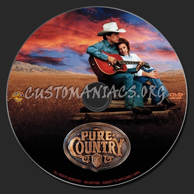 Pure Country dvd label