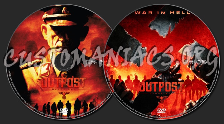 Outpost: Black Sun dvd label