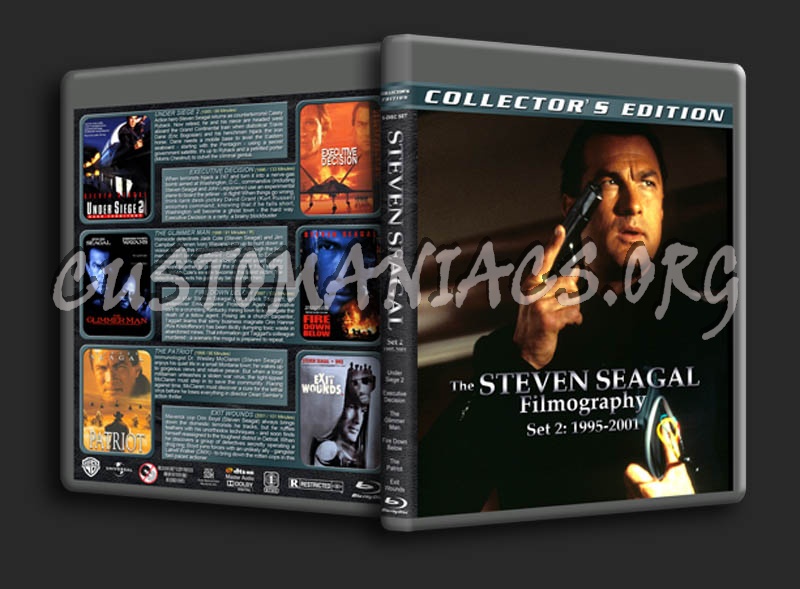 Steven Seagal Filmography: Set 2 (1995-2001) blu-ray cover