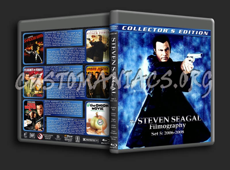 Steven Seagal Filmography: Set 5 (2006-2008) blu-ray cover