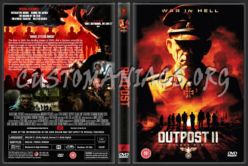 Outpost: Black Sun dvd cover