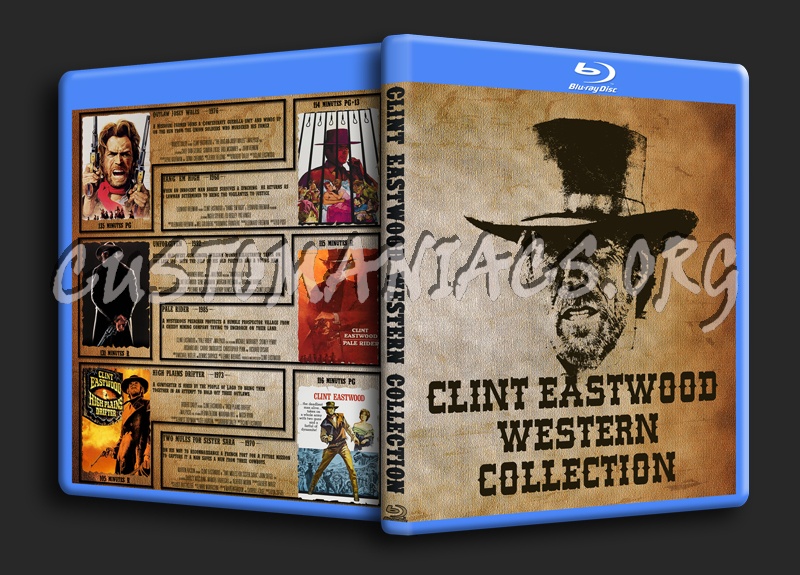 Clint Eastwood Western Collection blu-ray cover