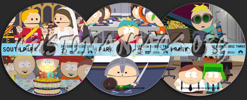 South Park - Season 15 dvd label