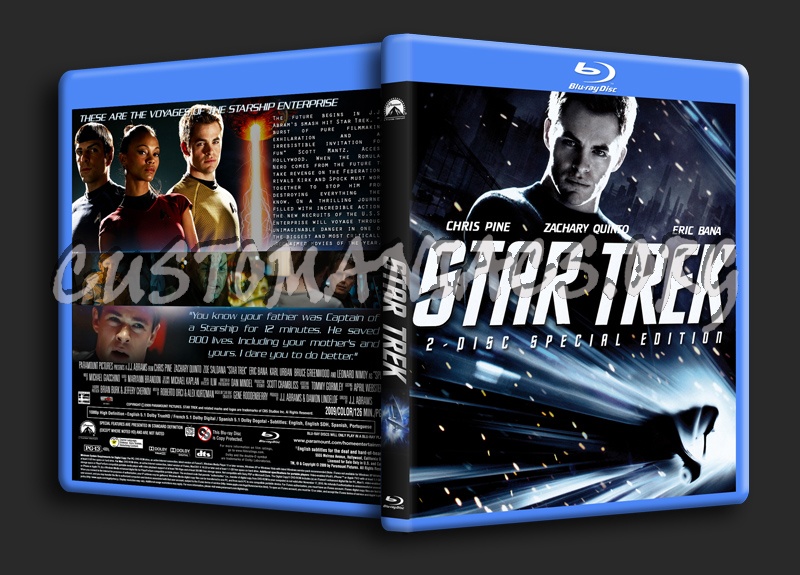 Star Trek blu-ray cover