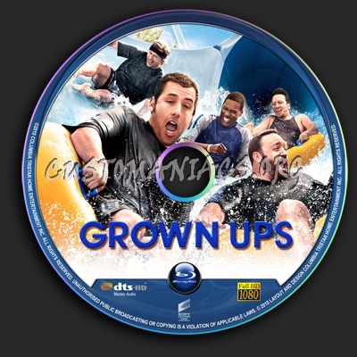 Grown Ups blu-ray label