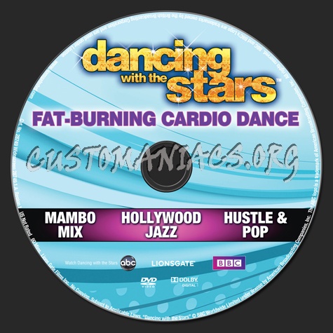 Dancing with the Stars Fat-burning Cardio Dance dvd label
