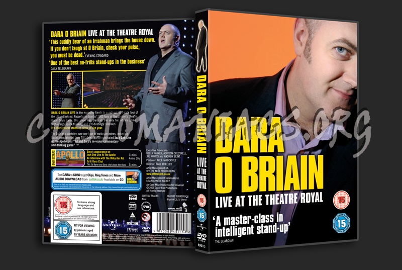 Dara  O Briain: Live at the Theatre Royal dvd cover
