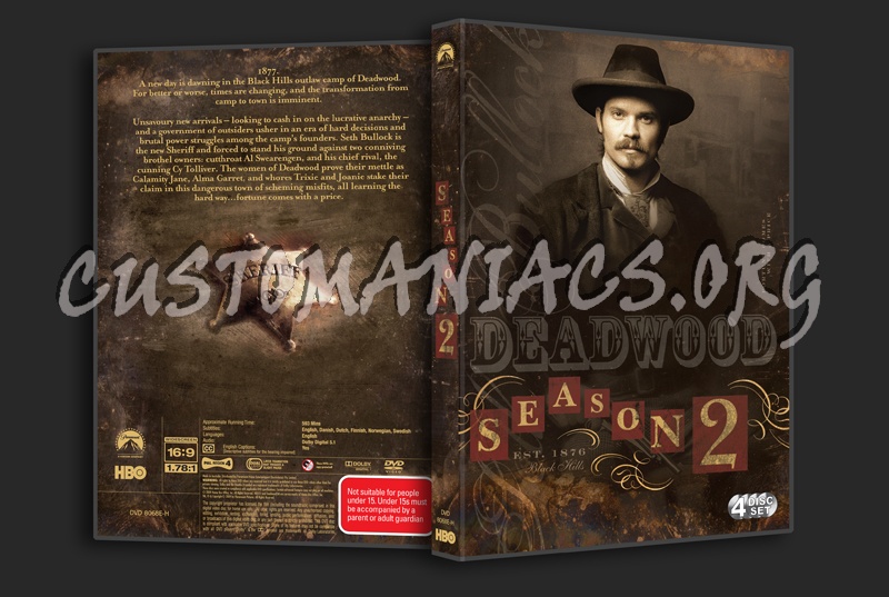 Deadwood Season 2 dvd cover
