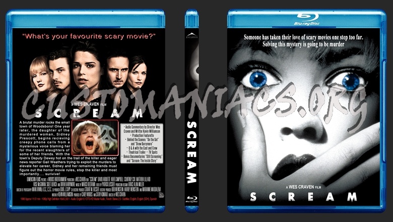 Scream 1-4 Collection blu-ray cover