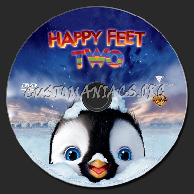 Happy Feet Two dvd label