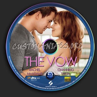 The Vow blu-ray label