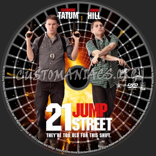 21 Jump Street (2012) dvd label