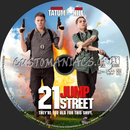 21 Jump Street (2012) dvd label