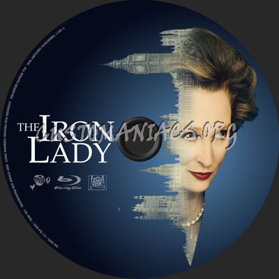 The Iron Lady blu-ray label