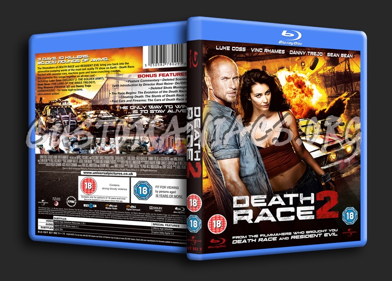 Death Race 2 blu-ray cover