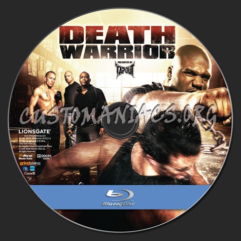 Death Warrior blu-ray label