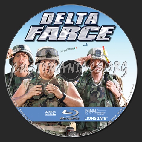 Delta Farce blu-ray label