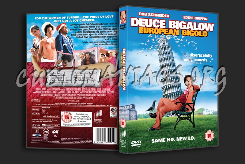 Deuce Bigalow European Gigolo dvd cover