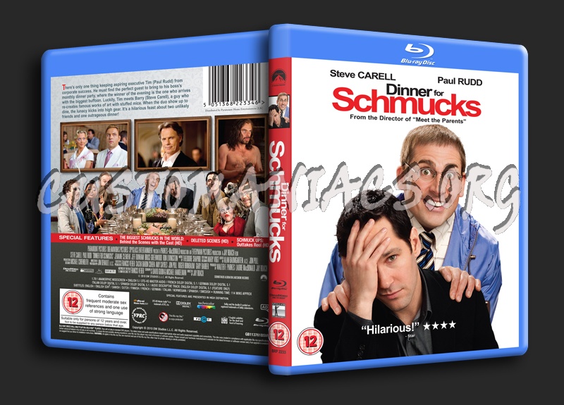 Dinner for Schmucks blu-ray cover