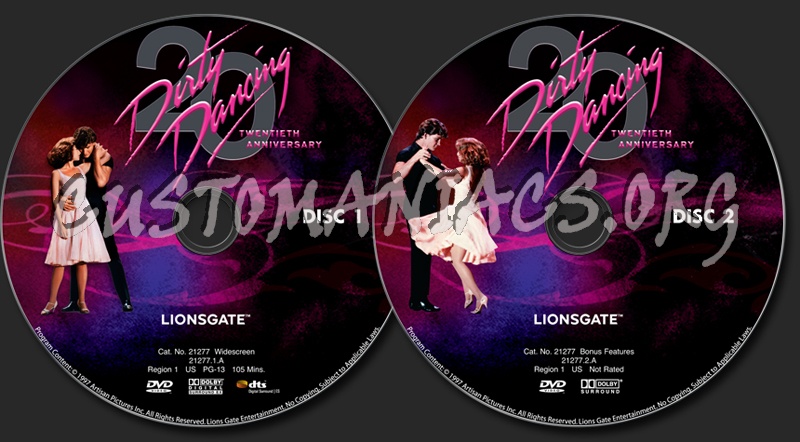 Dirty Dancing dvd label