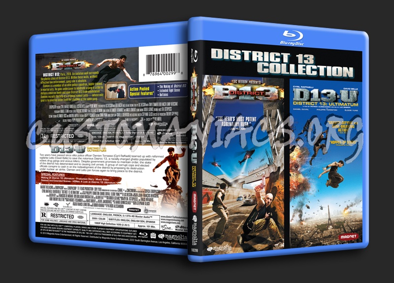 District 13 Collection blu-ray cover