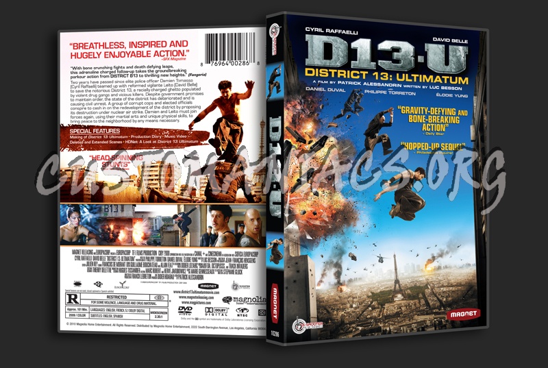 District 13 Ultimatum dvd cover