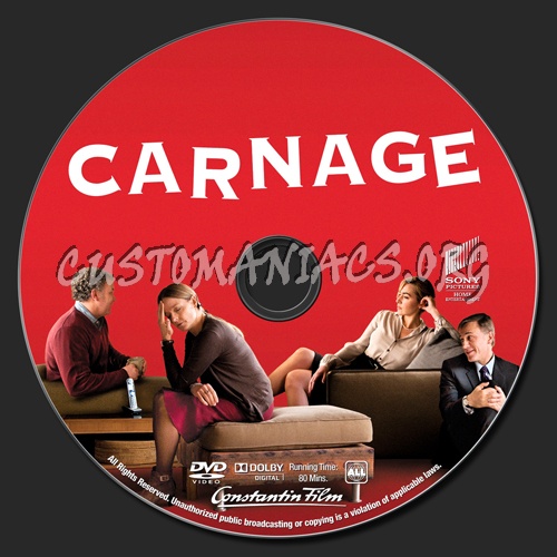 Carnage dvd label