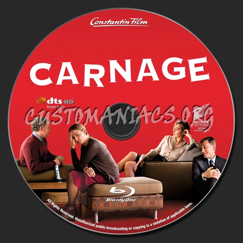 Carnage blu-ray label