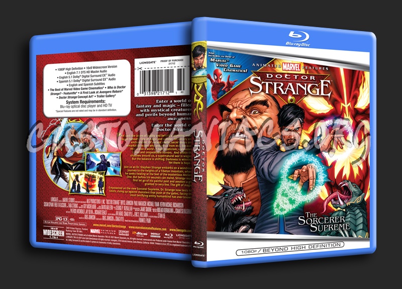 Doctor Strange blu-ray cover