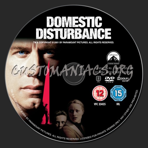 Domestic Disturbance dvd label
