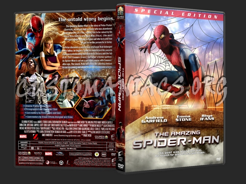 The Amazing Spider-Man (2012) dvd cover