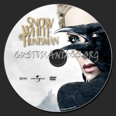 Snow White & The Huntsman dvd label