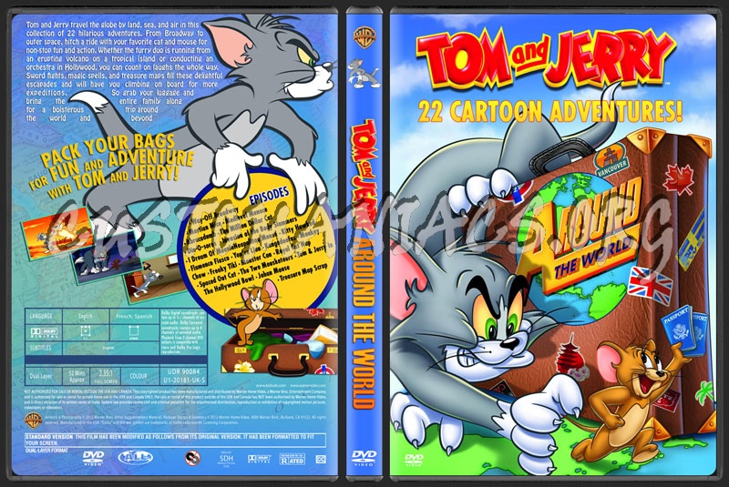 Tom and Jerry Around The World dvd cover
