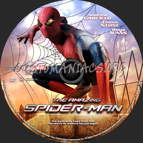 The Amazing Spider-Man (2012) dvd label