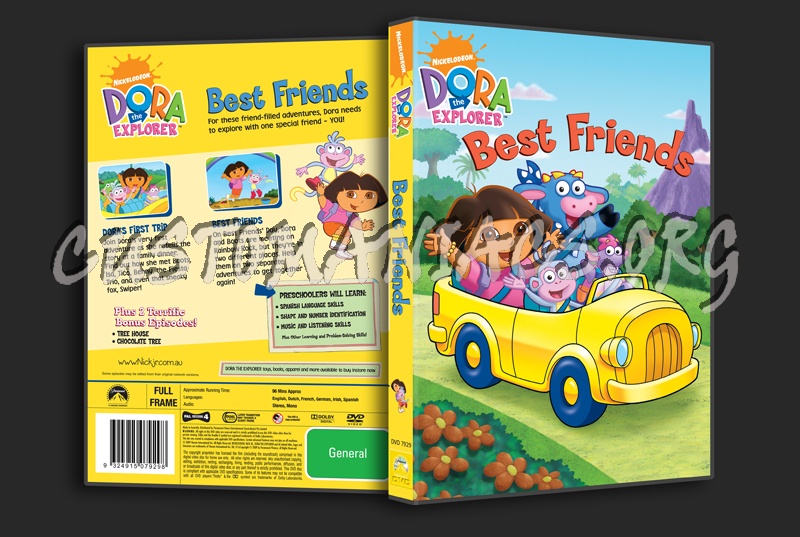Dora the Explorer Best Friends dvd cover
