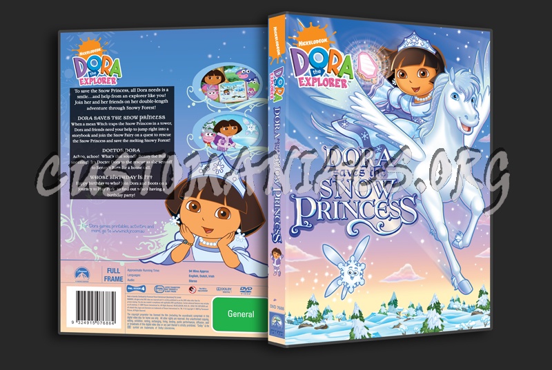 Dora the Explorer Dora Saves the Snow Princess dvd cover